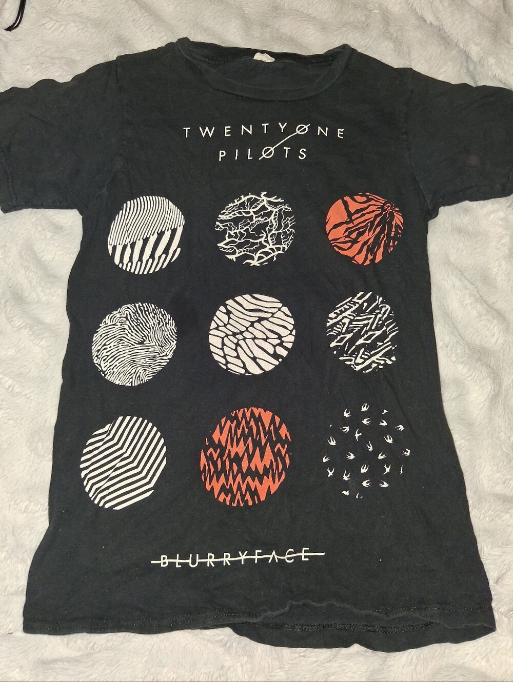Black Twenty One Pilots Blurryface Graphic Tee